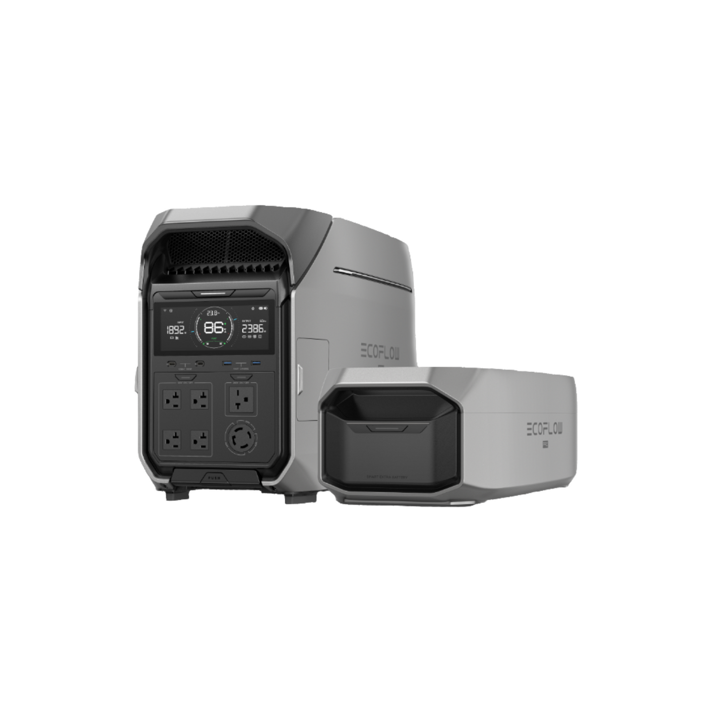 EcoFlow DELTA Pro 3 Portable Power Station + EcoFlow DELTA Pro 3 Extra Battery