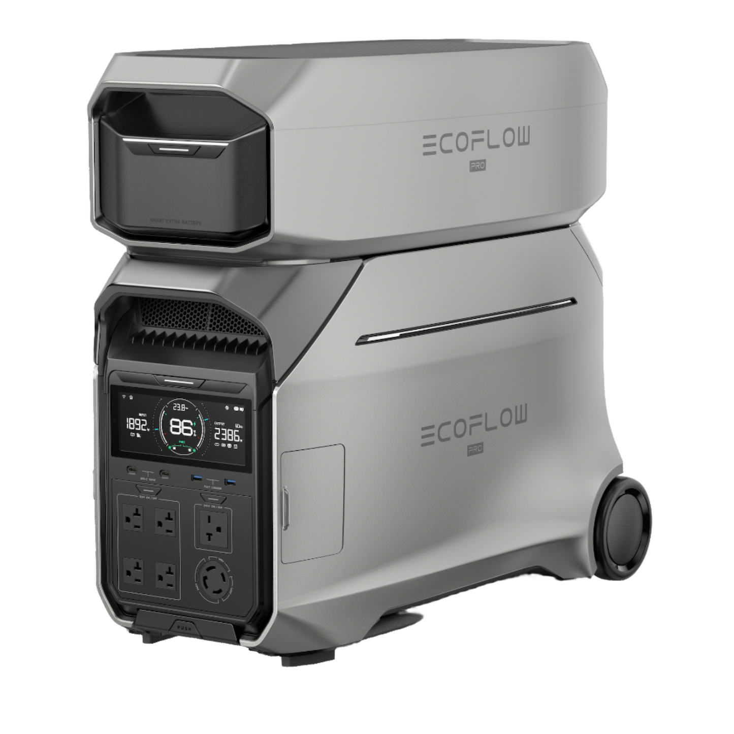 EcoFlow DELTA Pro 3 Portable Power Station + EcoFlow DELTA Pro 3 Extra Battery