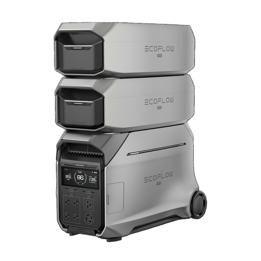 EcoFlow DELTA Pro 3 Portable Power Station + 2 EcoFlow DELTA Pro 3 Extra Battery