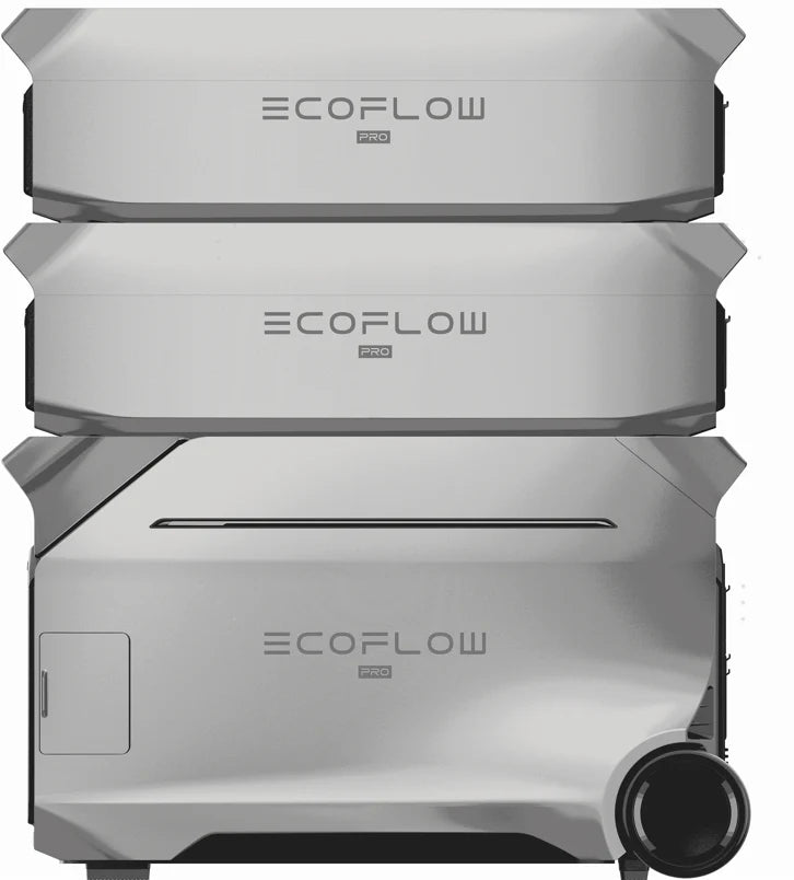 EcoFlow DELTA Pro 3 Portable Power Station + 2 EcoFlow DELTA Pro 3 Extra Battery