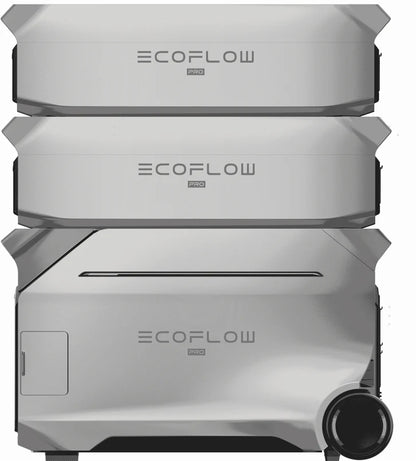 EcoFlow DELTA Pro 3 Portable Power Station + 2 EcoFlow DELTA Pro 3 Extra Battery