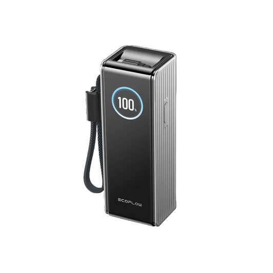 EcoFlow RAPID Power Bank (25,000mAh, 170W, 100W Built-In and Retractable Cable Cabes)